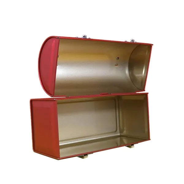 Locking Tinplate Dome Lunch Box w/ Handle