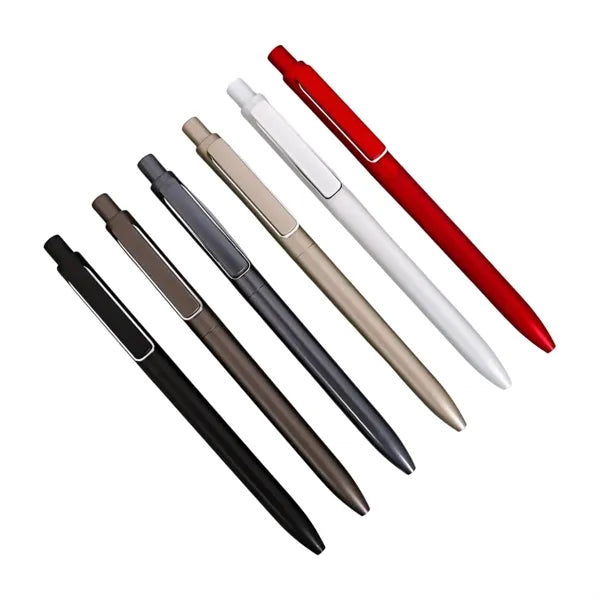 Luxury Metal-Finish Retractable Gel Pen