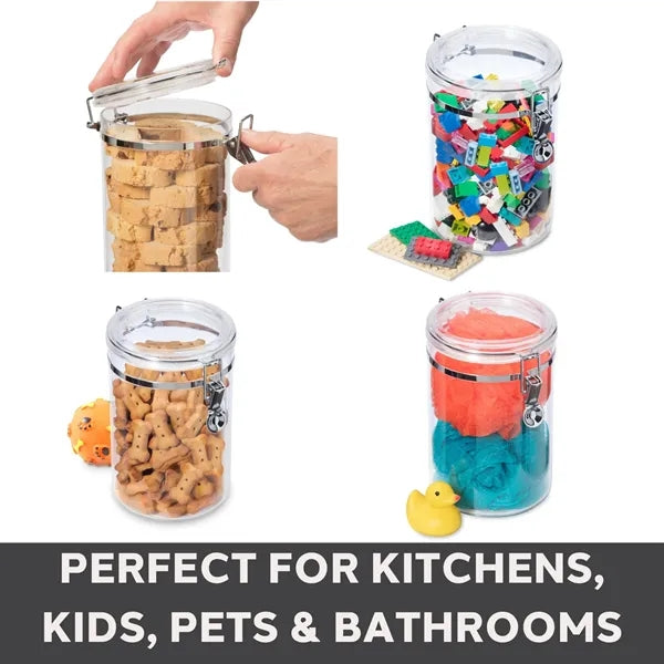 Ultra-Seal Clear Acrylic Food Canister - Kitchen Essential