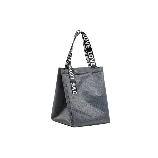 Football Pattern Insulated Lunch Bag for Work & School