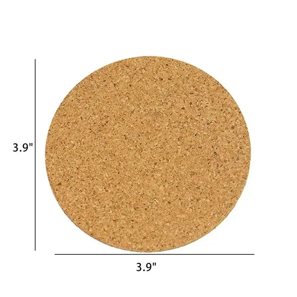 Round Cork Coaster
