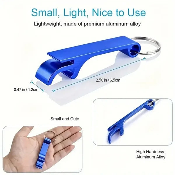 Durable Metal Keyring Bottle Opener