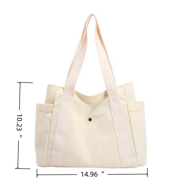 Single shoulder canvas bag