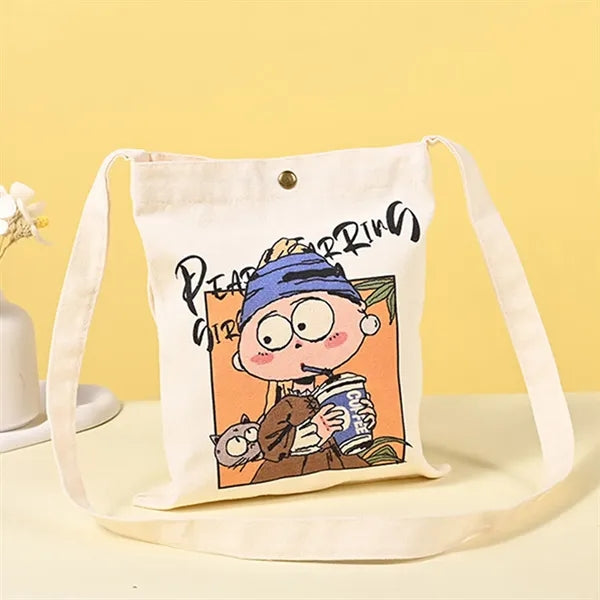 Spacious Custom Cotton Canvas Tote