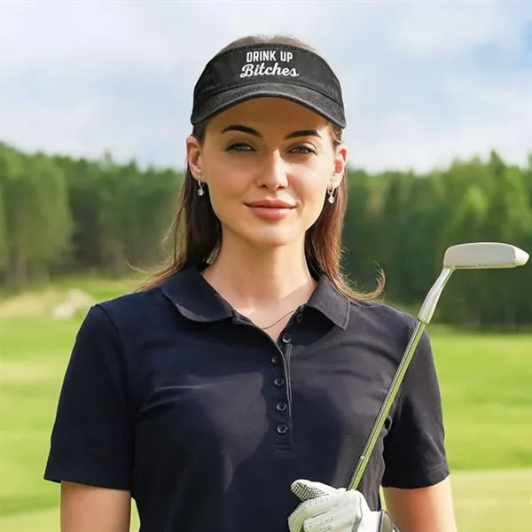 Cotton Empty Top Sport Sun Visor Hat