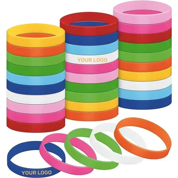 Single Color Silicone Wristband