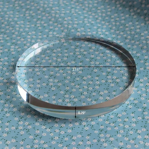 3.15" Crystal Paperweight