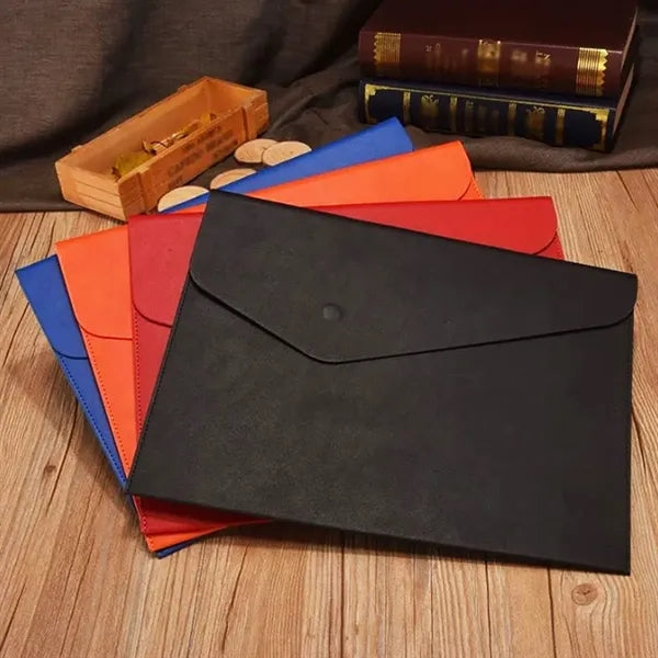 Professional PU Leather Document Envelope Sleeve