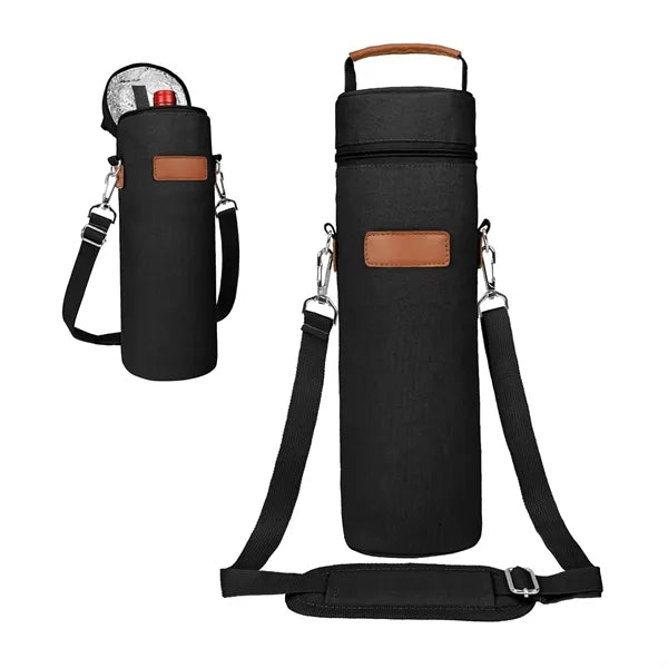Insulated Wine Cooler Carrier Tote Bag