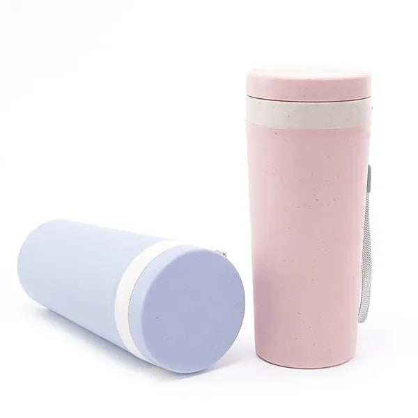 Eco Wheat Double-Layer Insulated Water Cup