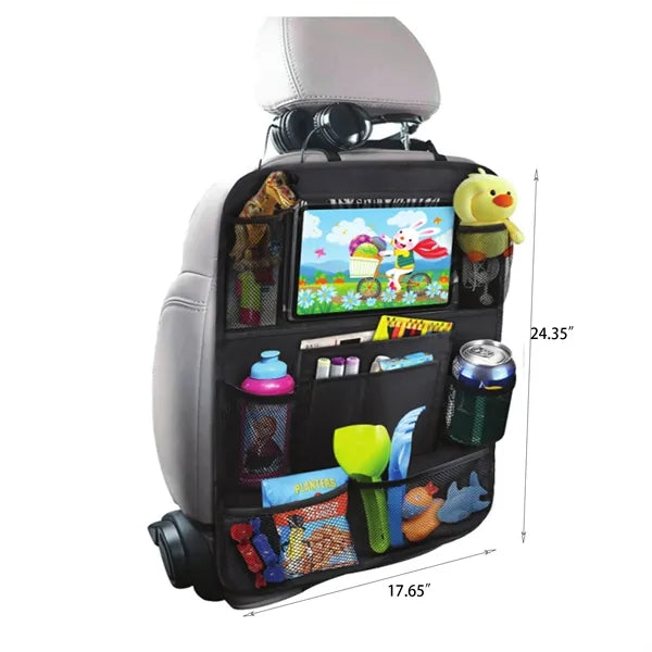 Backseat Organizer with Tablet Holder for Cars