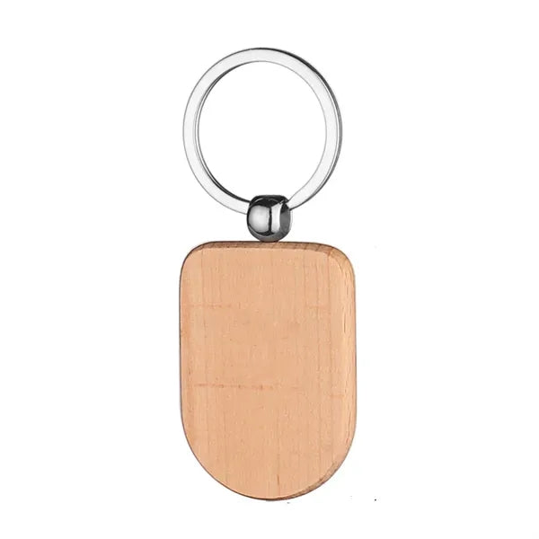 Wooden Keychain,Wood Anniversary Gift for Him/Her