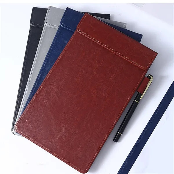 PU Leather Magnetic Clipboard Writing Pad Menu Board