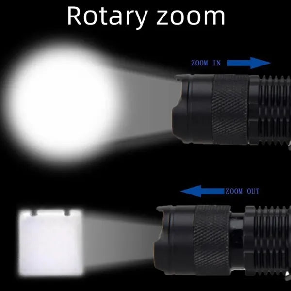 Mini Tactical LED Flashlight with pocket clip