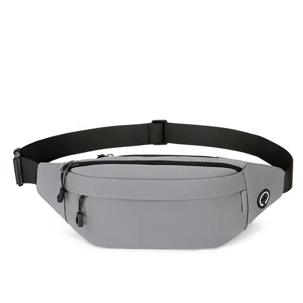 Hands-Free Fanny Pack with 3 Pockets and Earbud Slot