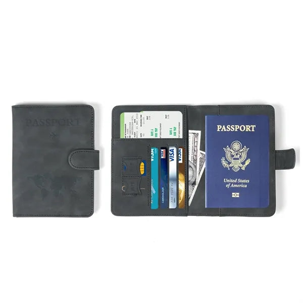 RFID Passport Wallet with Card Slots