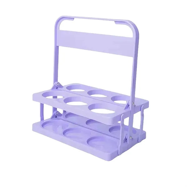 Collapsible Bottle Carrier Rack for Sports and Bars Basket
