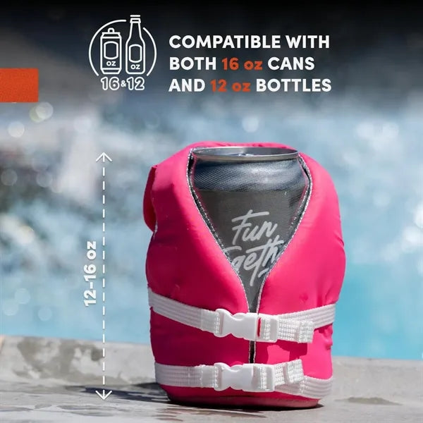 The Buoy Beverage Life Vest, Insulated Can Cooler