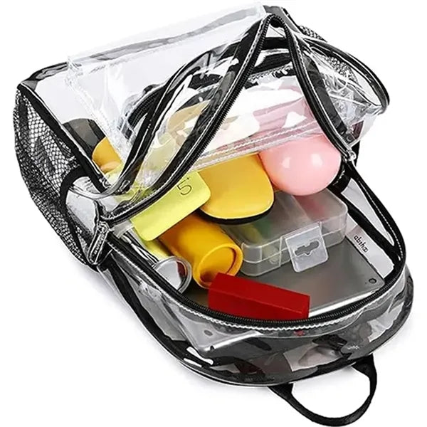 Clear Backpack School Book Bag Transparent Daypack