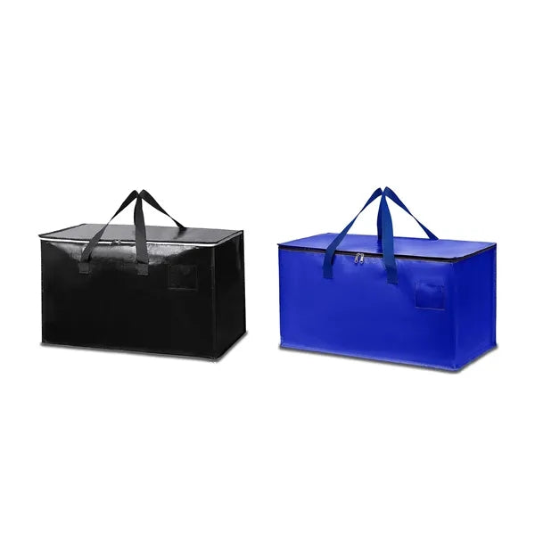 Heavy-Duty Moving Bags - Zippered Collapsible Storage Totes