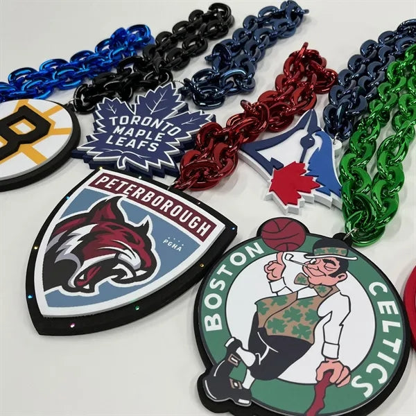 Soccer Sports Teams 3D Logo EVA Foam Fans Jumbo Chain