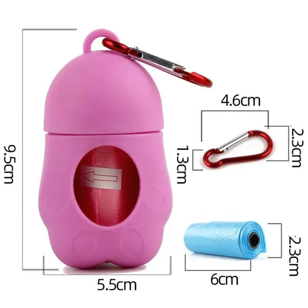Portable Dispenser with Waste Bags