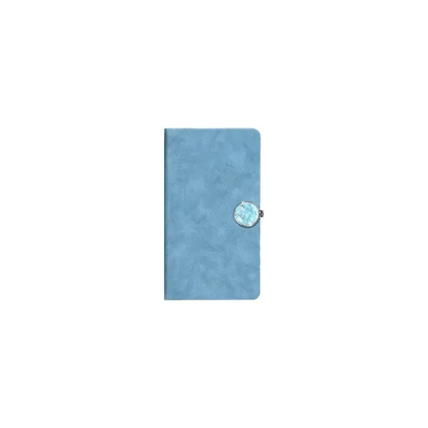 Durable A6 Gold Stamping Notebook with Plastic Buckle