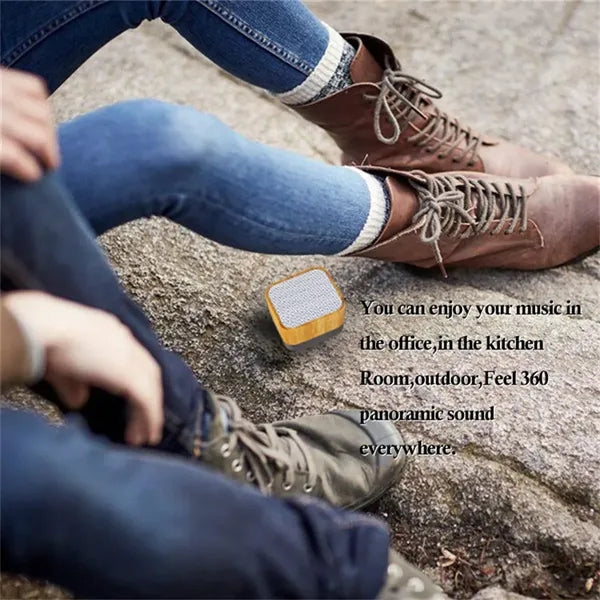 Bamboo Environmental Portable Wireless Mini Speaker