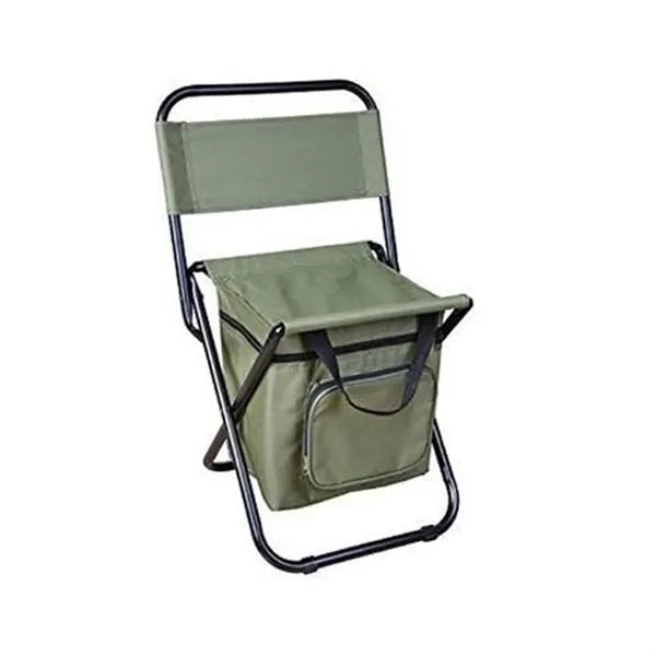Insulated Cooler Folding Chair for Camping/Beach/Fishing