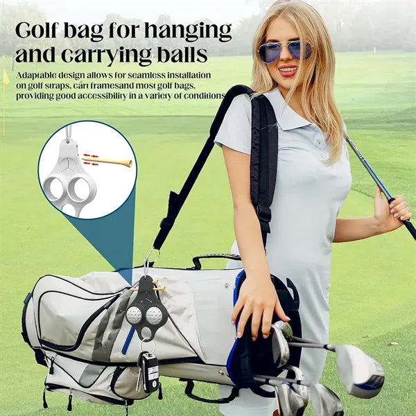 Silicone Golf Ball Holder for Bag