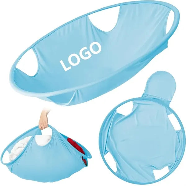 Foldable Pop-Up Laundry Basket with Built-in Handles