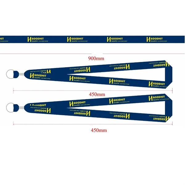 Sublimated Lanyard W/Metal Crimp & Metal Split