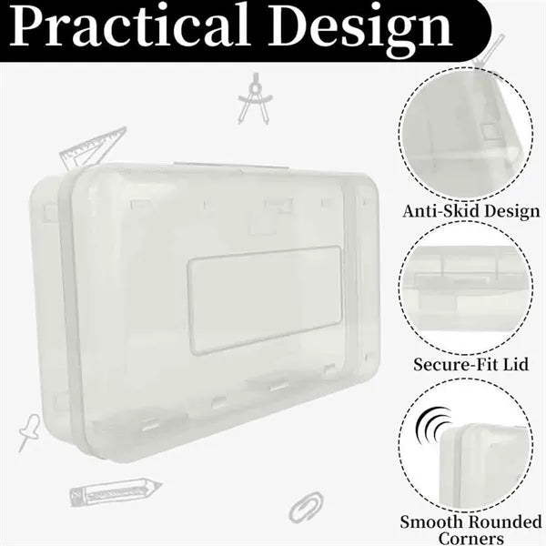 Clear Pencil Boxes