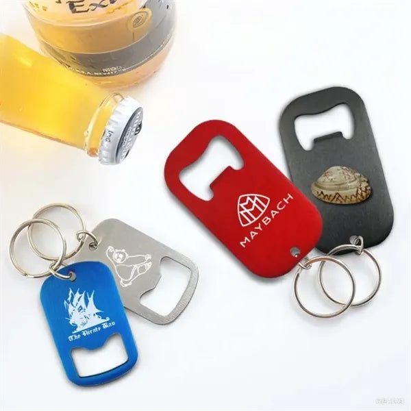 House Shaped Bottle Opener Keychain