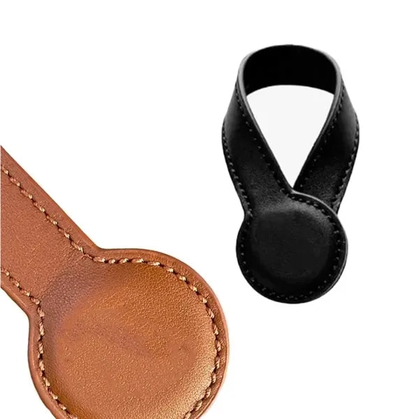 Leather Cap Clip with Magnetic Closure