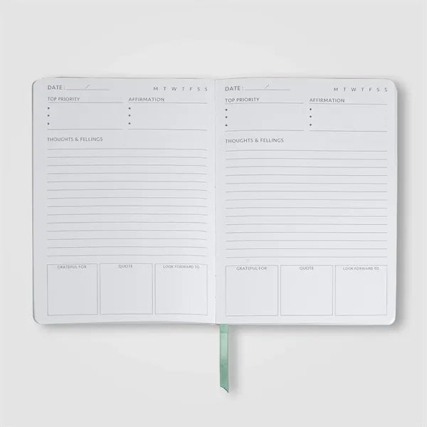Gaia FSC Paper Ribbon Marker Gratitude Journal - A5-ColorJet