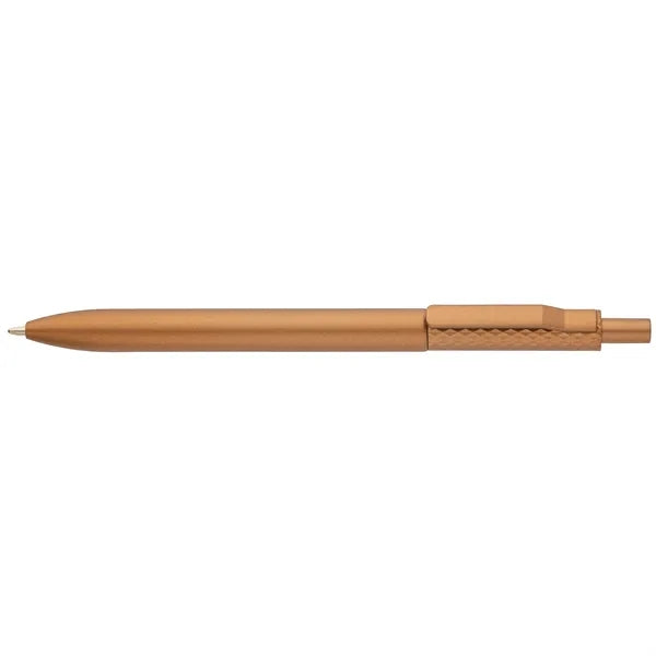 Vale Recycled Plastic Diamond Textured Metallic Pen