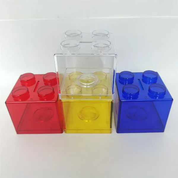 Piggy Bank Transparent Blocks Children Acrylic Money Box