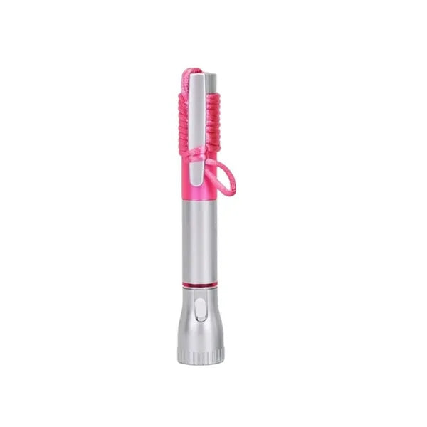 Lanyard Ballpoint Pen with LED Flashlight