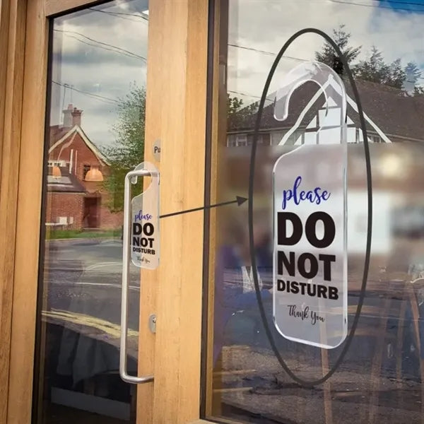 Acrylic Door Hanger Sign