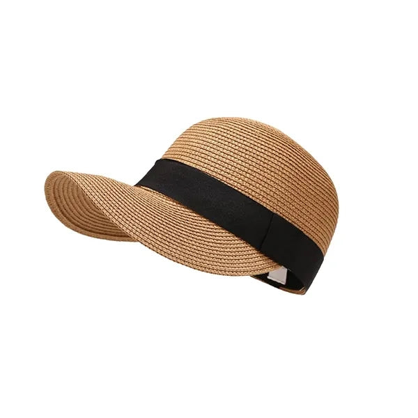 Outdoor Sun Visor Equestrian Straw Beach Cap Hat