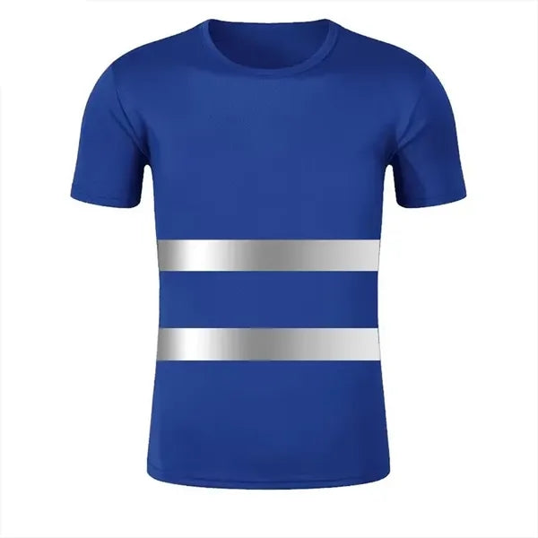 Round Neck Reflective Safe T-shirt