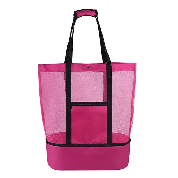 Beach Mesh Tote Bag Lightweight Breathable & Customizable