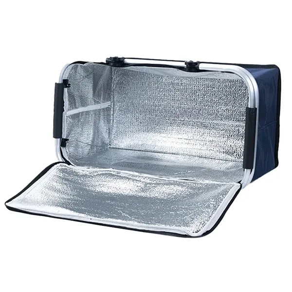 Foldable portable cooler Basket