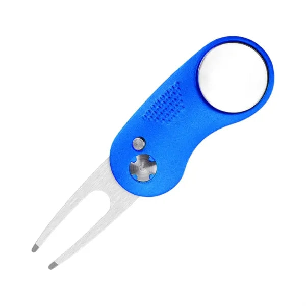 Golf Divot Repair Tool With Ball Marker