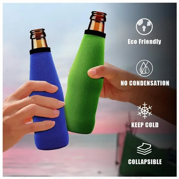 Neoprene Beer Bottle Sleeve With Opener