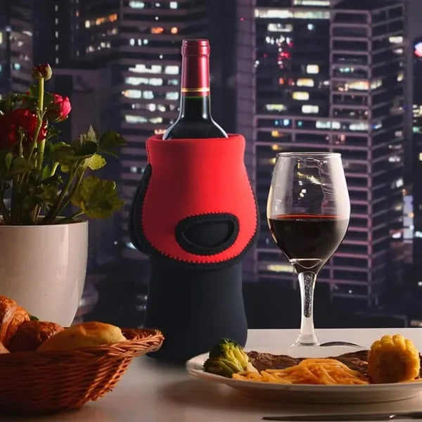 Insulated Neoprene Wine Bottle Carrier Sleeve