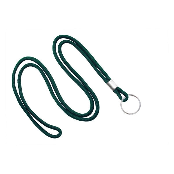 1/8" Blank Round Braid Lanyard (Split Ring)