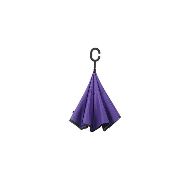 Inverted Umbrella with C-Shaped Handle