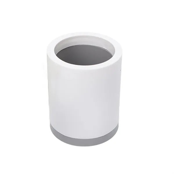 Circular Plastic Pen Holder with Color Accents